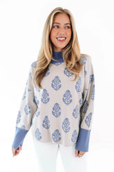 Around The Fire Sweater - Ecru