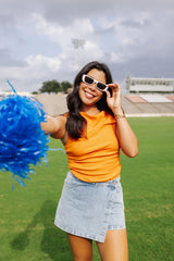 Kickoff Time Top - Orange