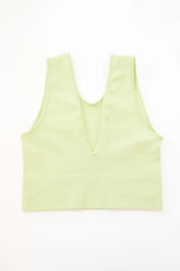 Taking A Walk Tank Top - Neon Lemon