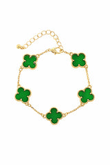 Lucky Bloom Bracelet - Green
