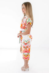 Hamptons Heat Midi Dress - White