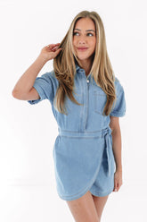 Next Trick Dress - Denim