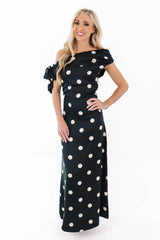 Spotlight Moment Midi Dress - Black