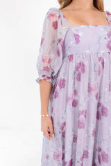Double Take Midi Dress - Lavender