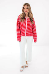 Be Mine Sweater - Red/Pink