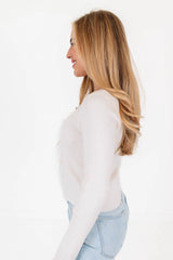 Showing Off Top - Cream