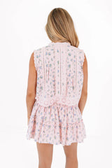 The Penny Lace Top - Pink