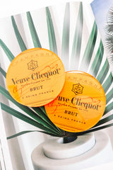 Pop the Bubbly Coasters - Orange