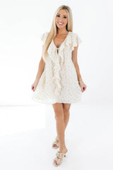 Memorable Meadows Dress - Cream