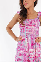 Perfect Harmony Maxi Dress - Berry