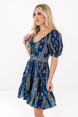 In A Groove Dress - Navy