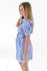 Flirty And Sweet Dress - Periwinkle