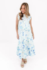The Blakely Midi Skirt - White
