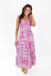 Perfect Harmony Maxi Dress - Berry