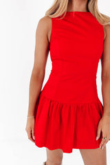 Bleacher Babe Dress - Red