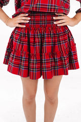 The Hollin Skort - Red Plaid