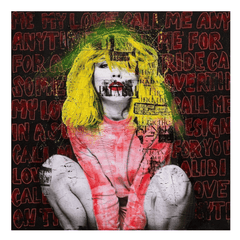 Bilde av Fru Bugge "Call me" Debbie Harry laget av Fru Bugge, popart kunst fra Galleri2b
