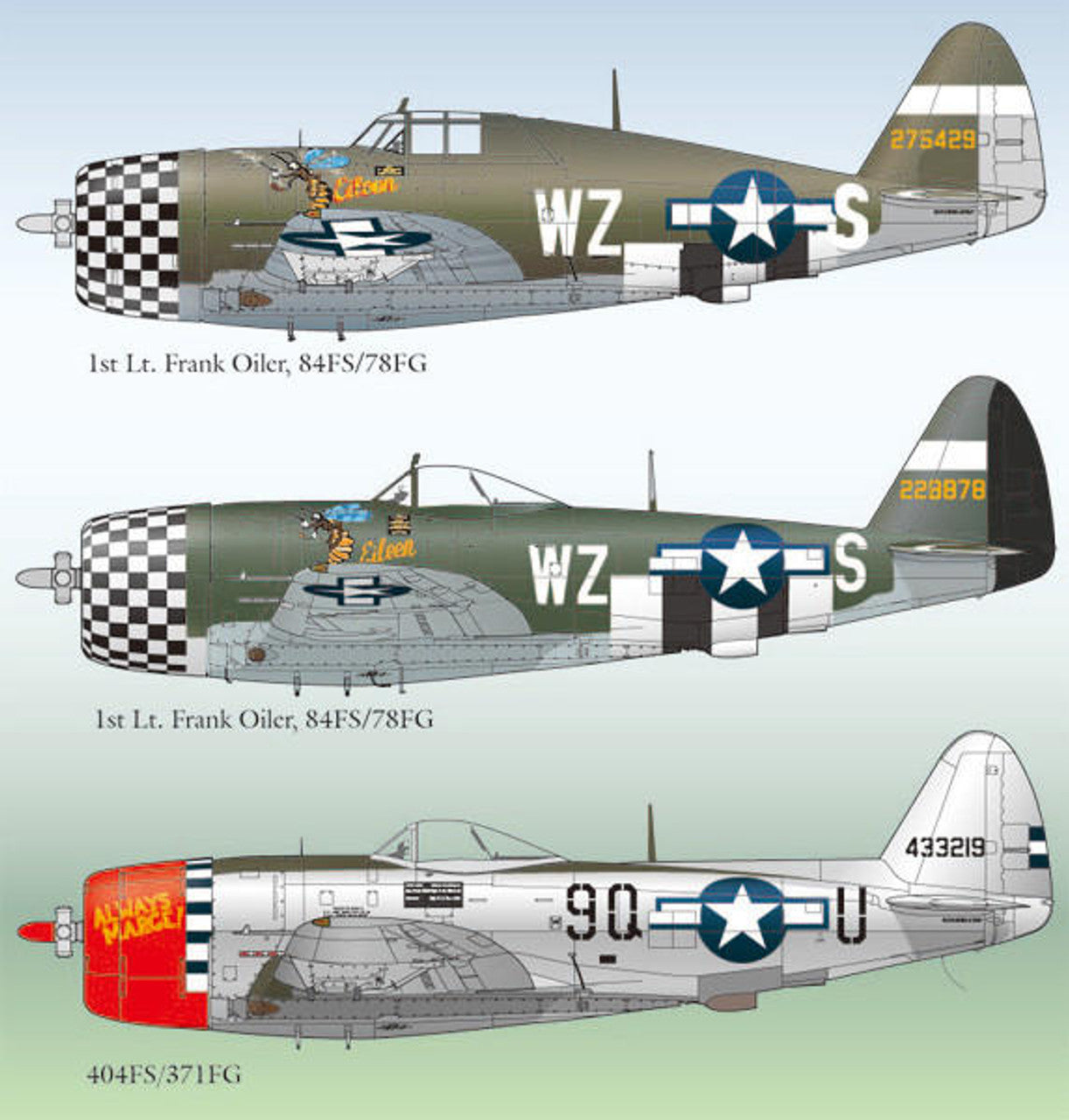 Lifelike Decals 1/48 Lifelike Decals P-47 Thunderbolt P-7