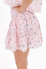 The Penny Lace Skort - Pink