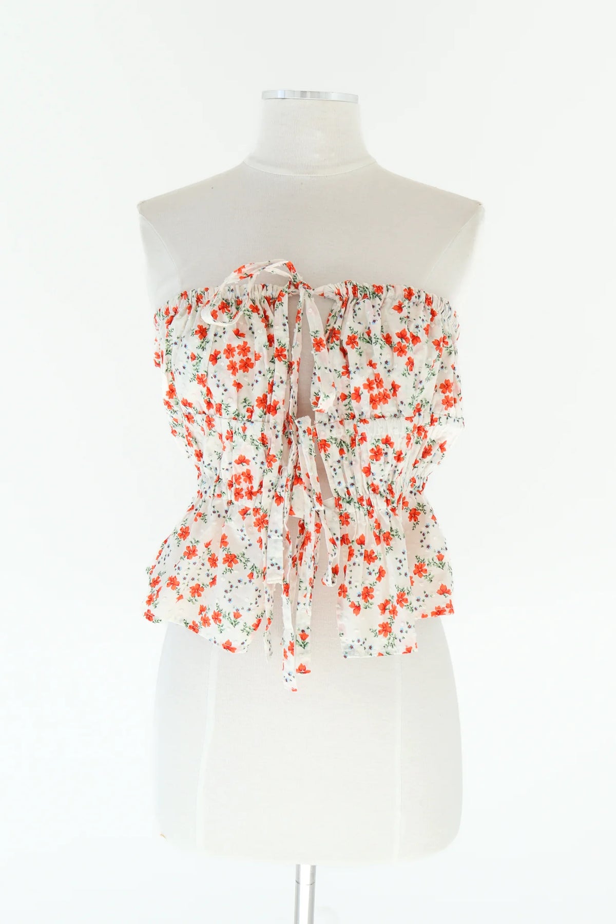 Chasing Poppies Top - White