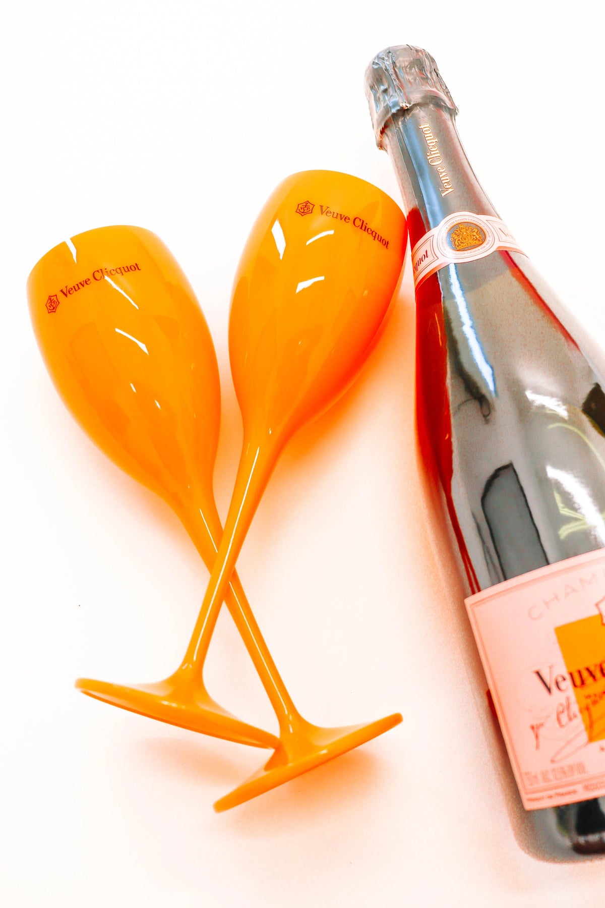 Pop The Bubbly Flutes - Orange