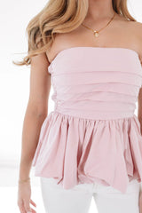 Playful Puffs Top - Pink