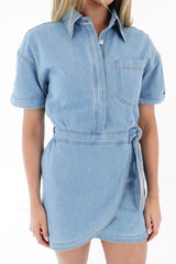 Next Trick Dress - Denim