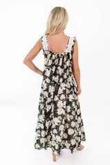 Wildflower Fields Top - Black