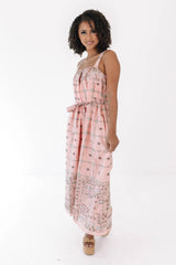St. Thomas Sun Midi Dress - Pink