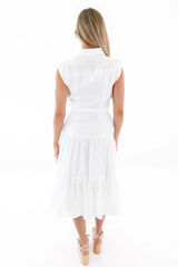 Main Character Midi Dress - White