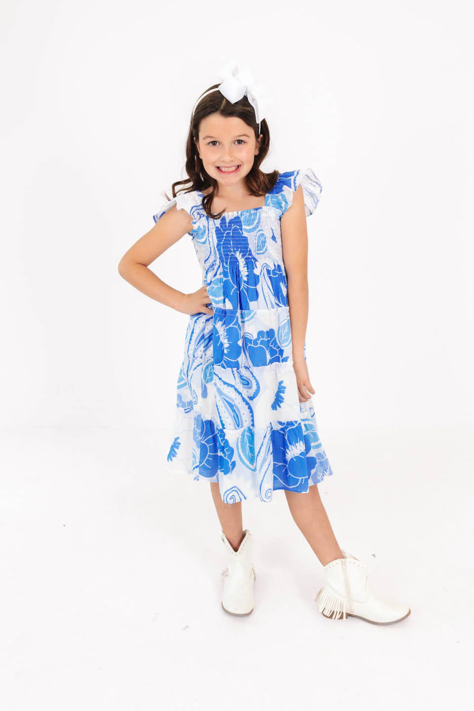 The Delayney Mini Dress - Blue