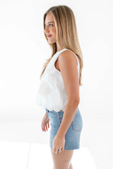 Perfect Pick Top - White