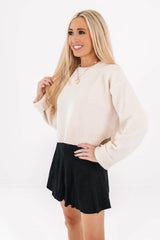 Truth Telling Sweater - Cream