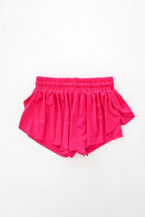 The Livvy Active Tween Shorts - Fuchsia