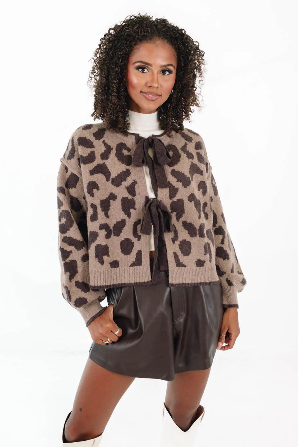 Closed Off Sweater - Brown