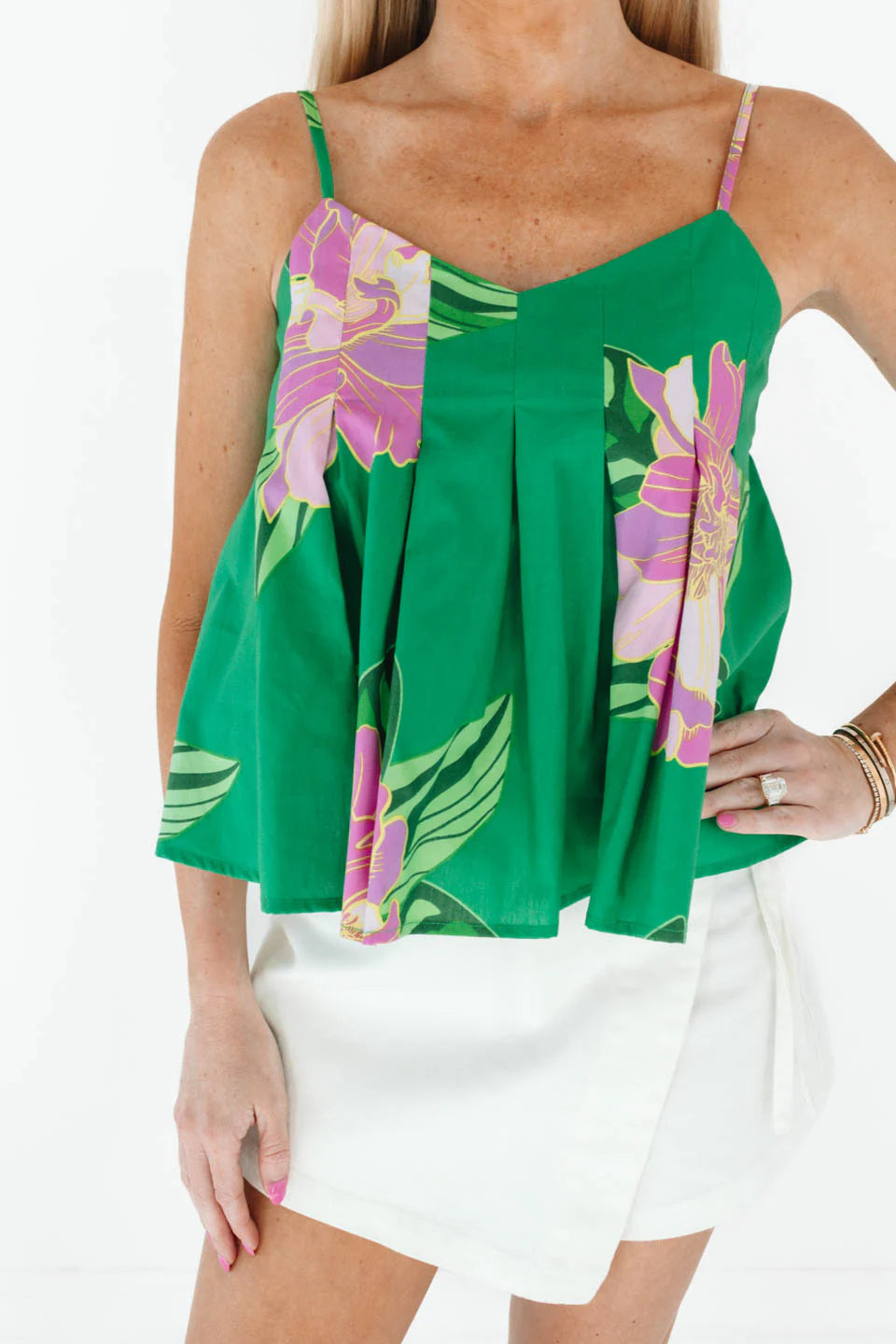 Welcome To The Jungle Top - Green