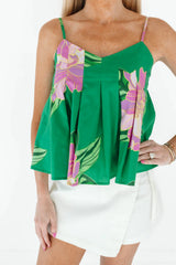 Welcome To The Jungle Top - Green
