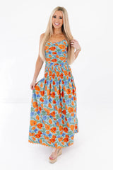 Poppy Princess Maxi Dress - Multi