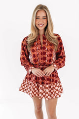 Retro Obsessed Dress - Red