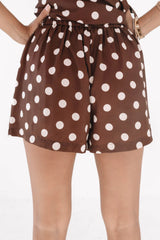 You're Spot On Shorts - Brown