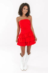Horizon Hues Dress - Red