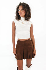 Sleek Lines Top - White
