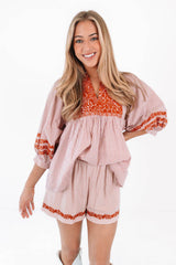 The Jess Shorts - Burnt Orange