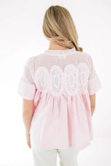 Hosting Brunch Top - Light Pink