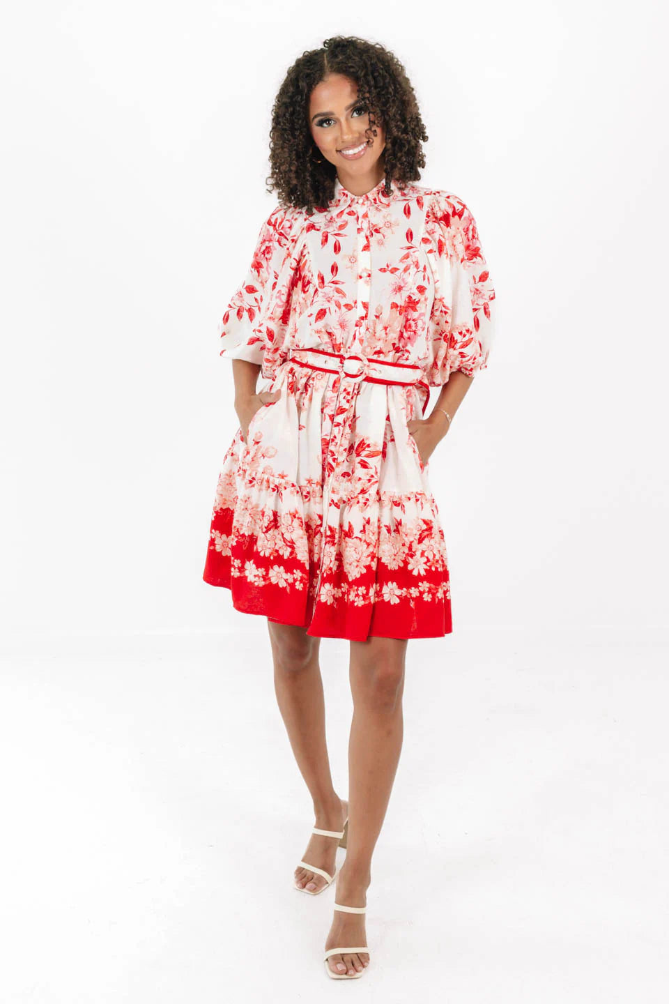 Derby Darling Dress - White