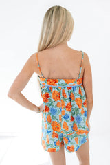 Big Blooms Top - Multi