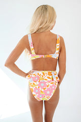 The Ava Mae High Waisted Bikini Bottoms - Multi