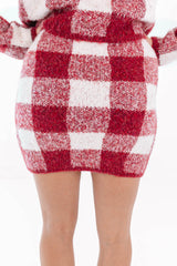 Happy Holidays Skirt - Red