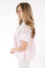 Hosting Brunch Top - Light Pink