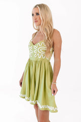 Open Minded Dress - Green